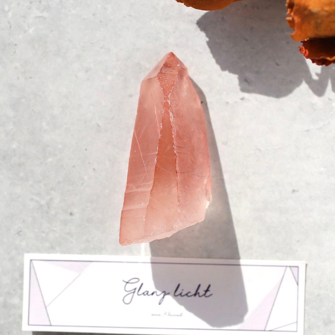 ディープピンクレムリアンシード ディアマンティーナ産 天然石 水晶 鉱物 一点物