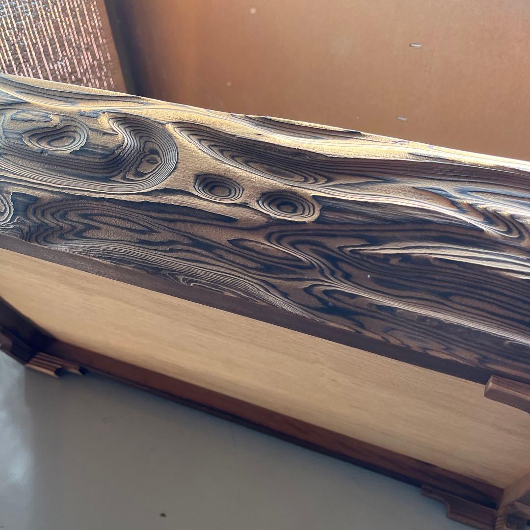 期間限定値下げ中！焼杉　特大花器④