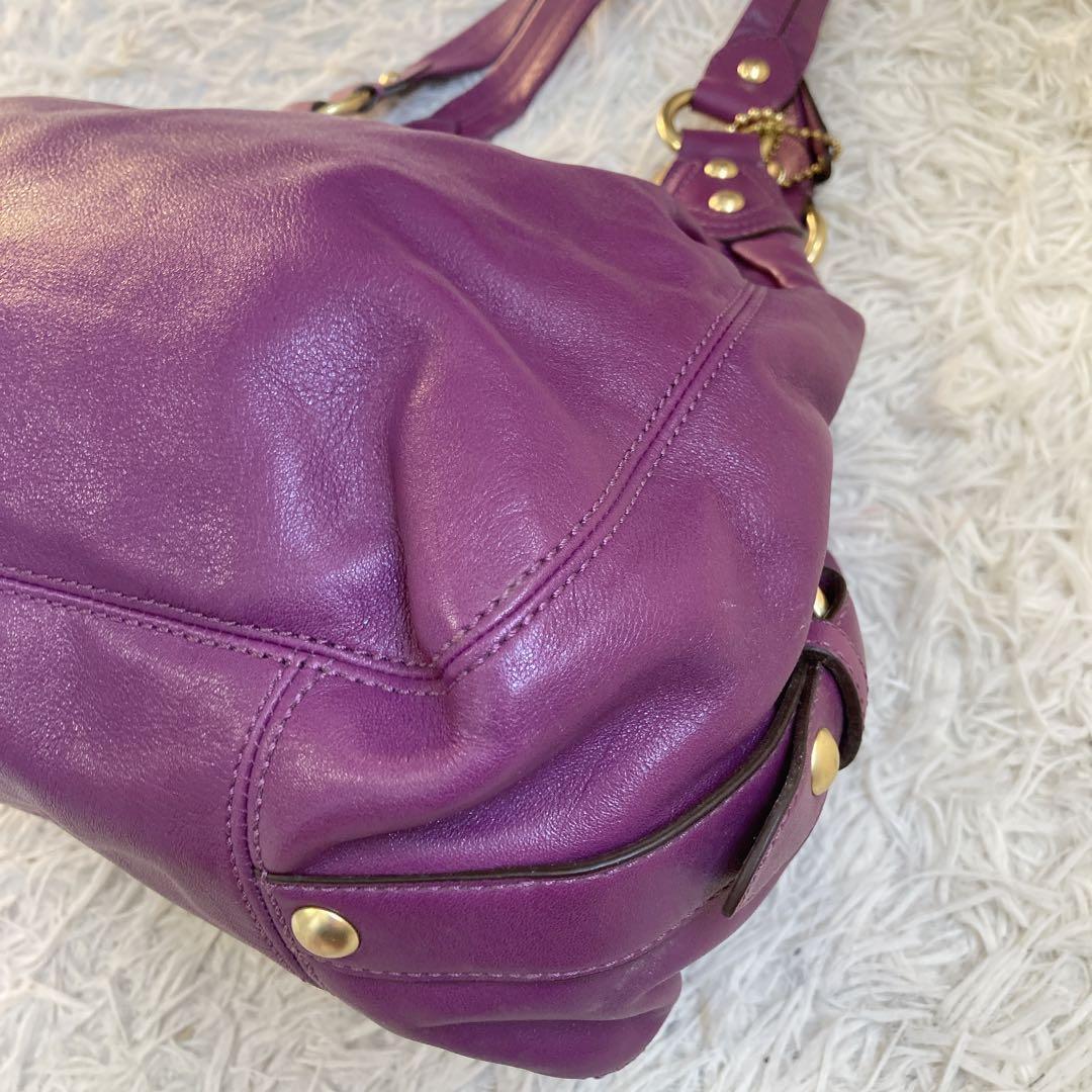 極美品 vintage coach old archive hobo