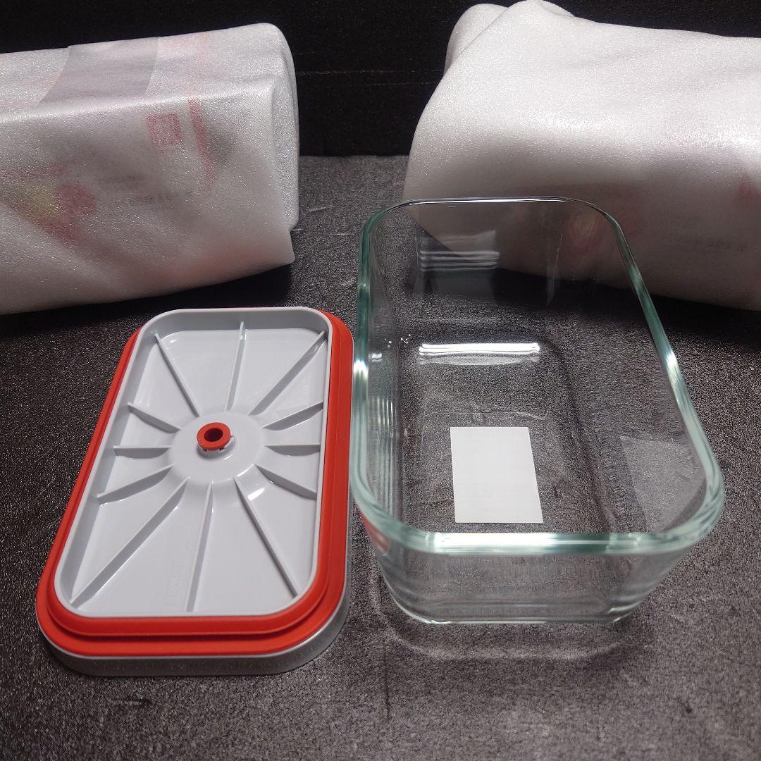 【新品未使用】ツヴィリング ガラス製真空ボックス(M.Sサイズ)　6個セット