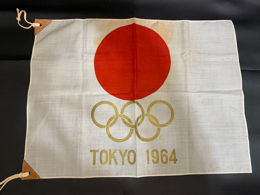 レトロ品　1964年　東京オリンピック　国旗　当時物　2点　大阪万博
