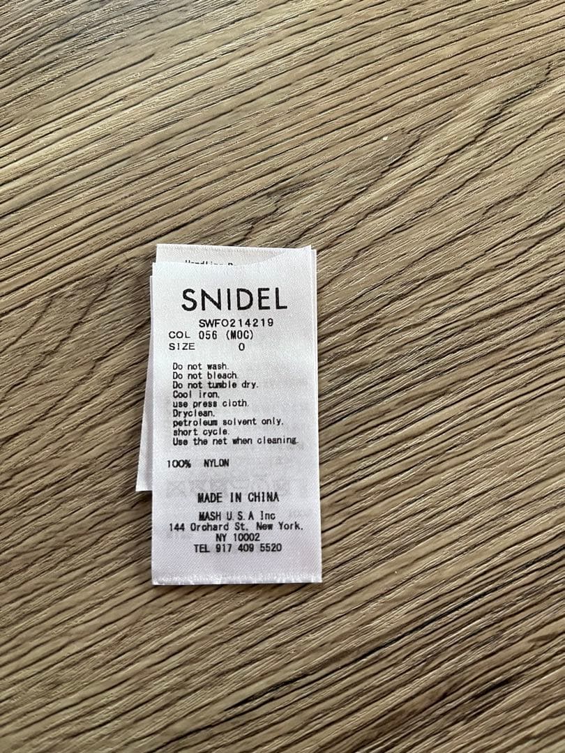 スナイデル バックデザインレースオケワンピース　オケージョンドレス　モカ　ピンク