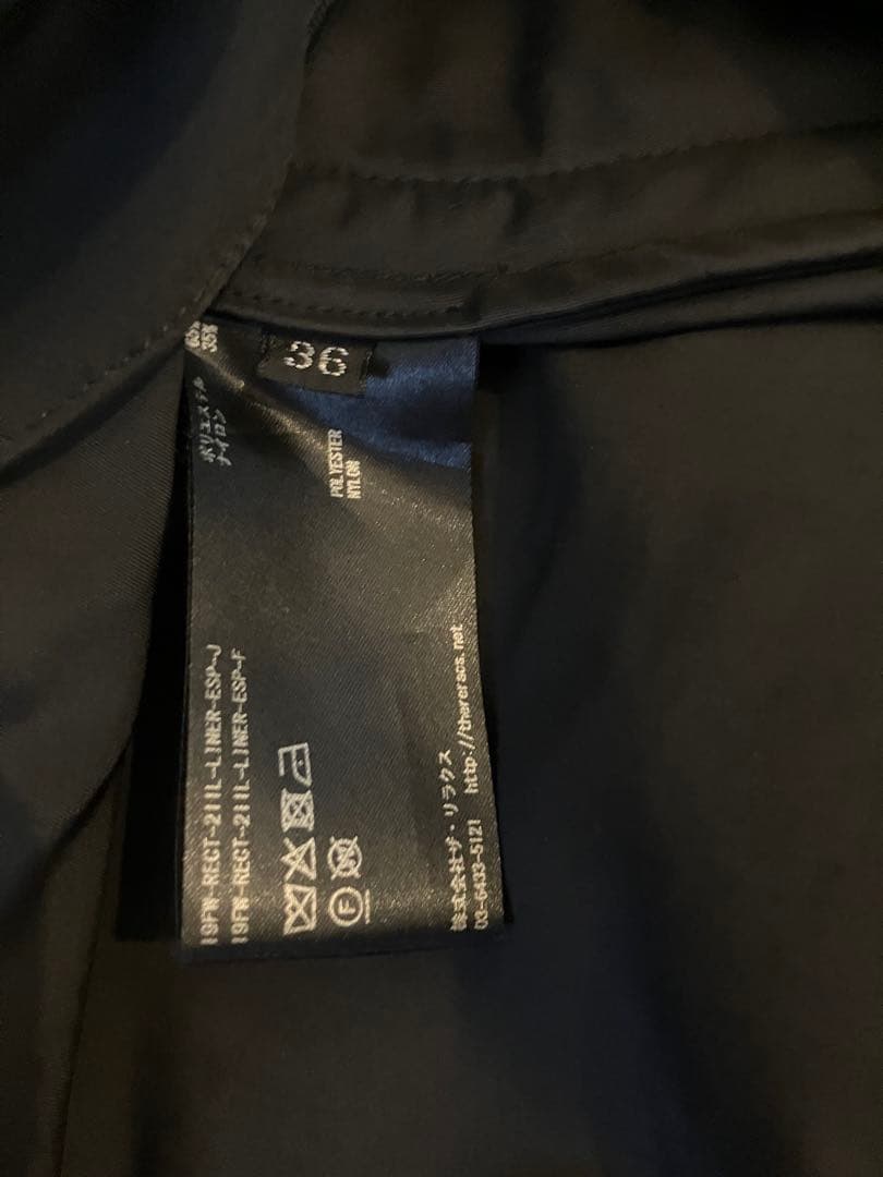 ザリラクス ブラック モッズコート サイズ36