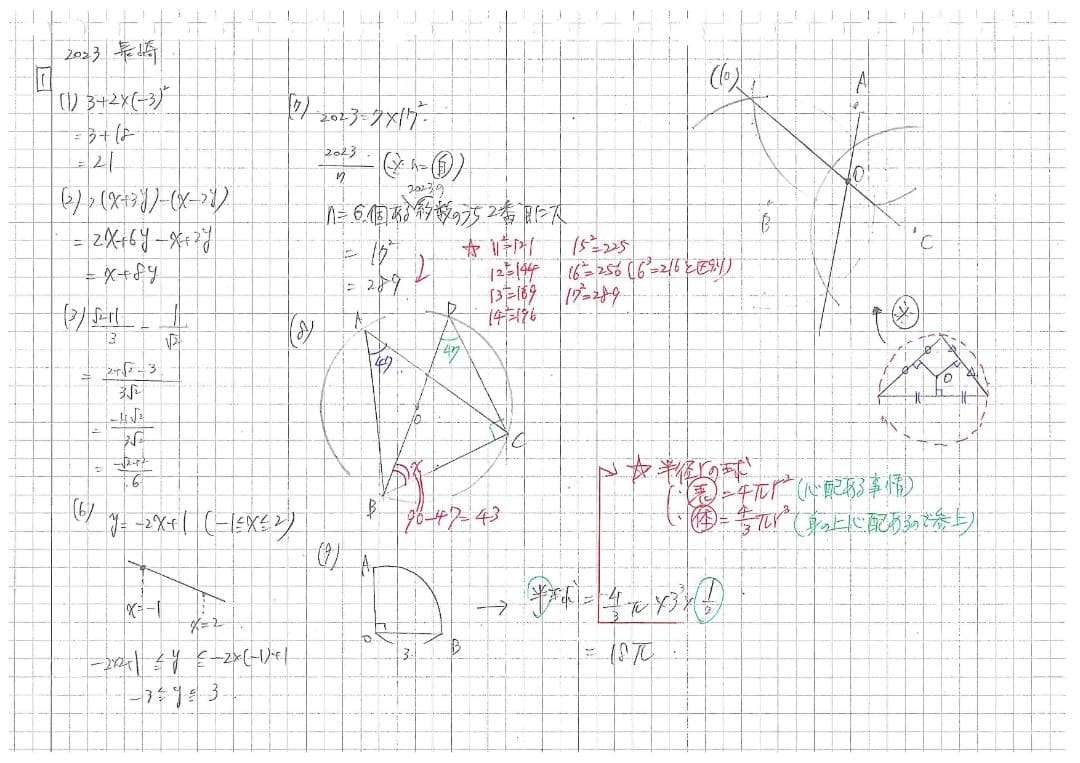 塾講師オリジナル数学解説 全問動画付 長崎 公立高校入試 2022-24 過去問