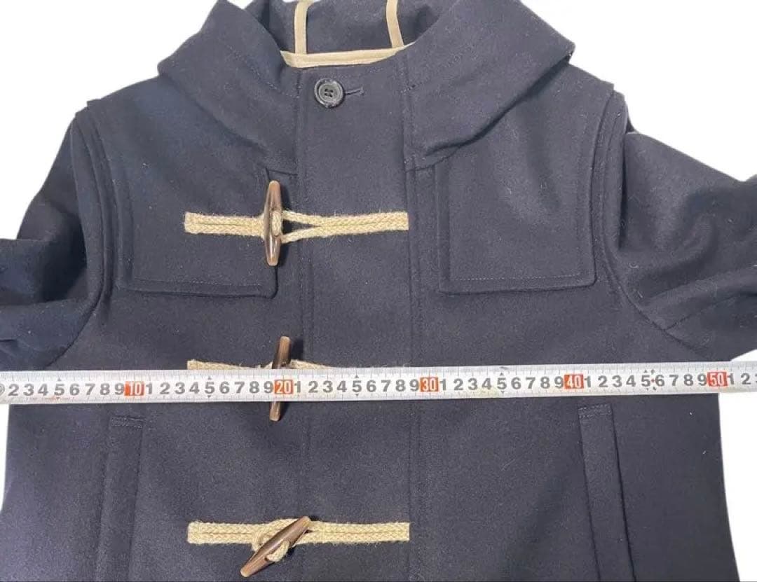 最終価格　上質UNDERCOVERISM ネイビー ダッフルコート フード付き