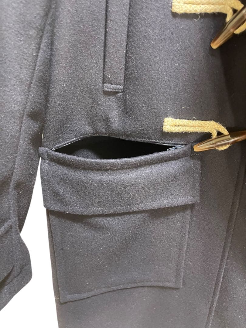 最終価格　上質UNDERCOVERISM ネイビー ダッフルコート フード付き