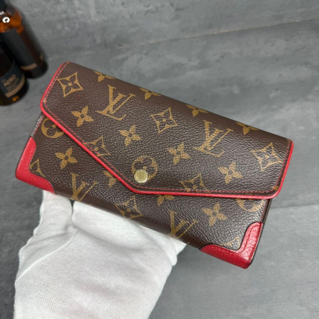【良品】ルイヴィトン ポルトフォイユ サラ レティーロ モノグラム 長財布