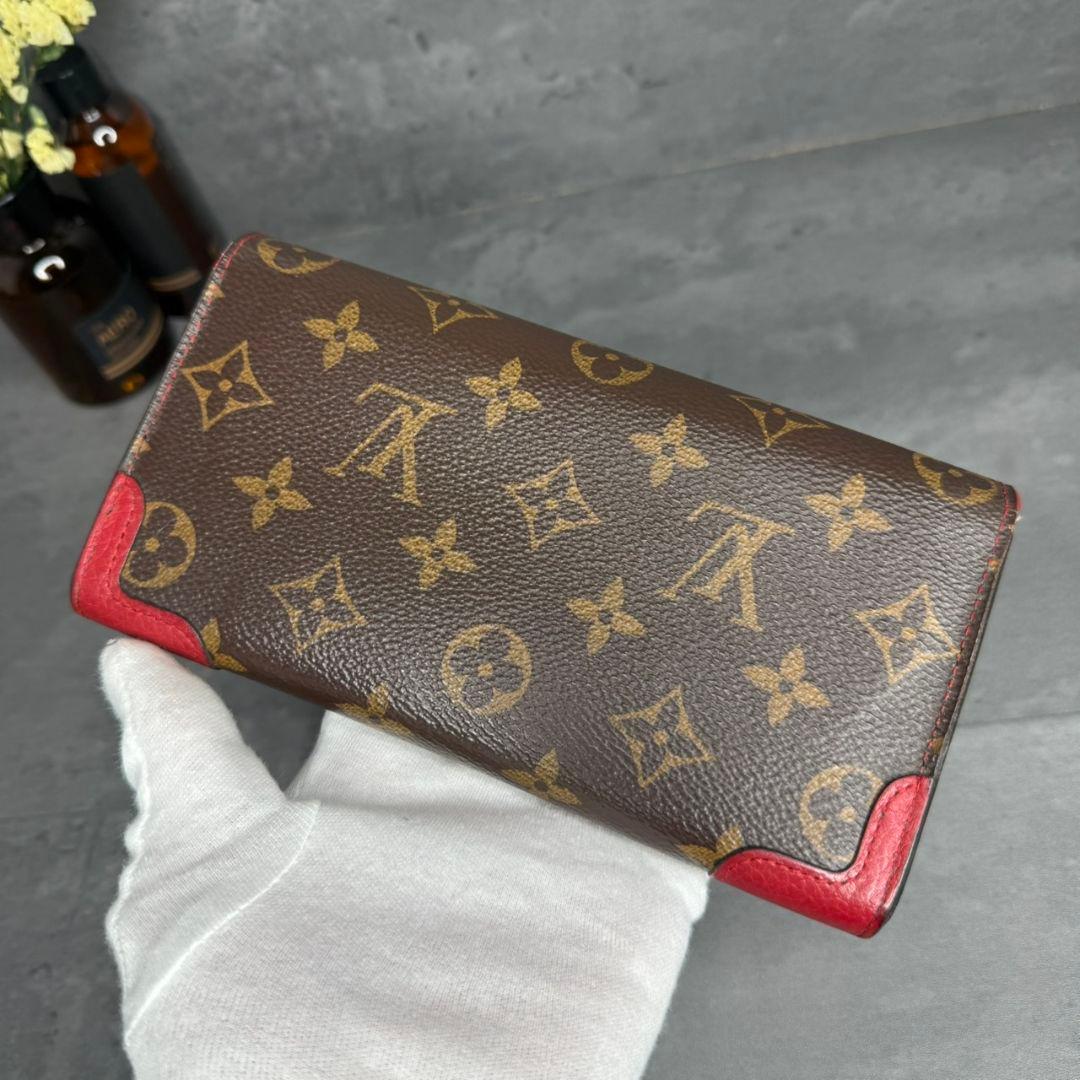 【良品】ルイヴィトン ポルトフォイユ サラ レティーロ モノグラム 長財布