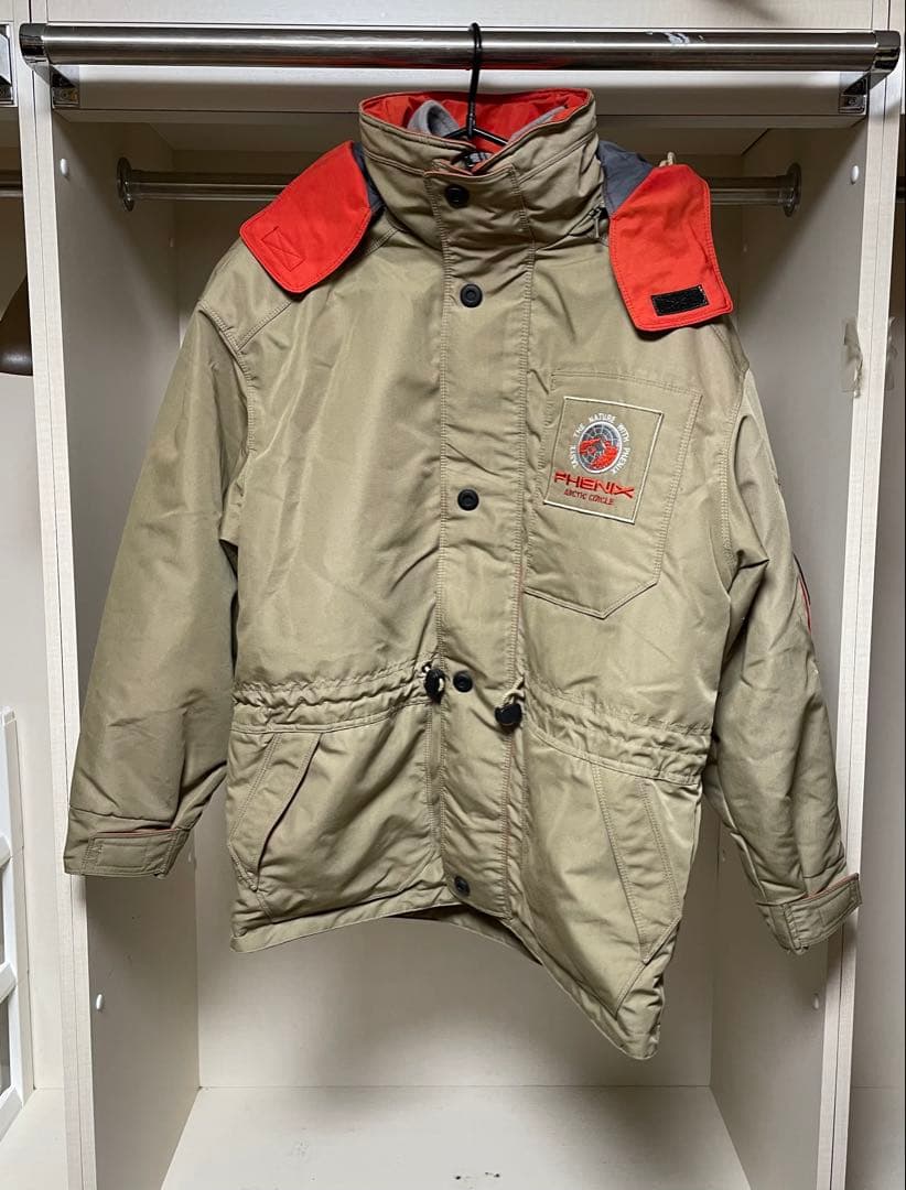 カーキ スキーウェア 上下セット