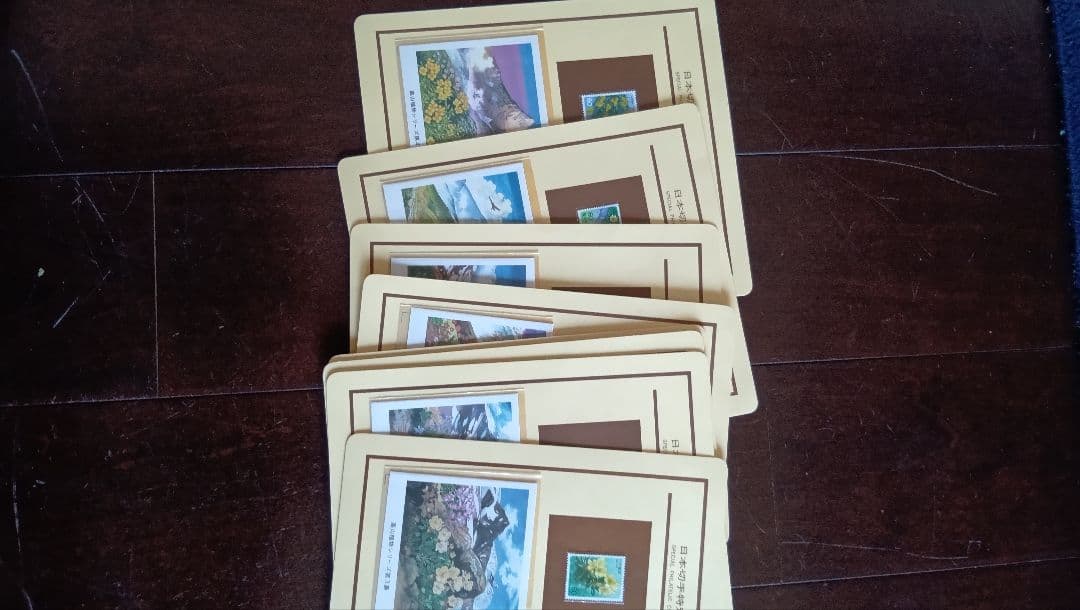 松本徽章工業　純銀プレート　特別郵趣　高山植物シリーズ