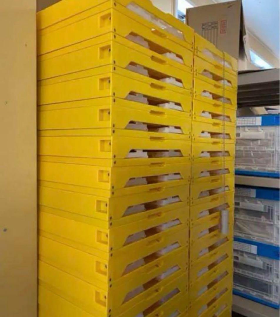 サンコー　折りたたみ式コンテナ前開きタイプ　５個セット