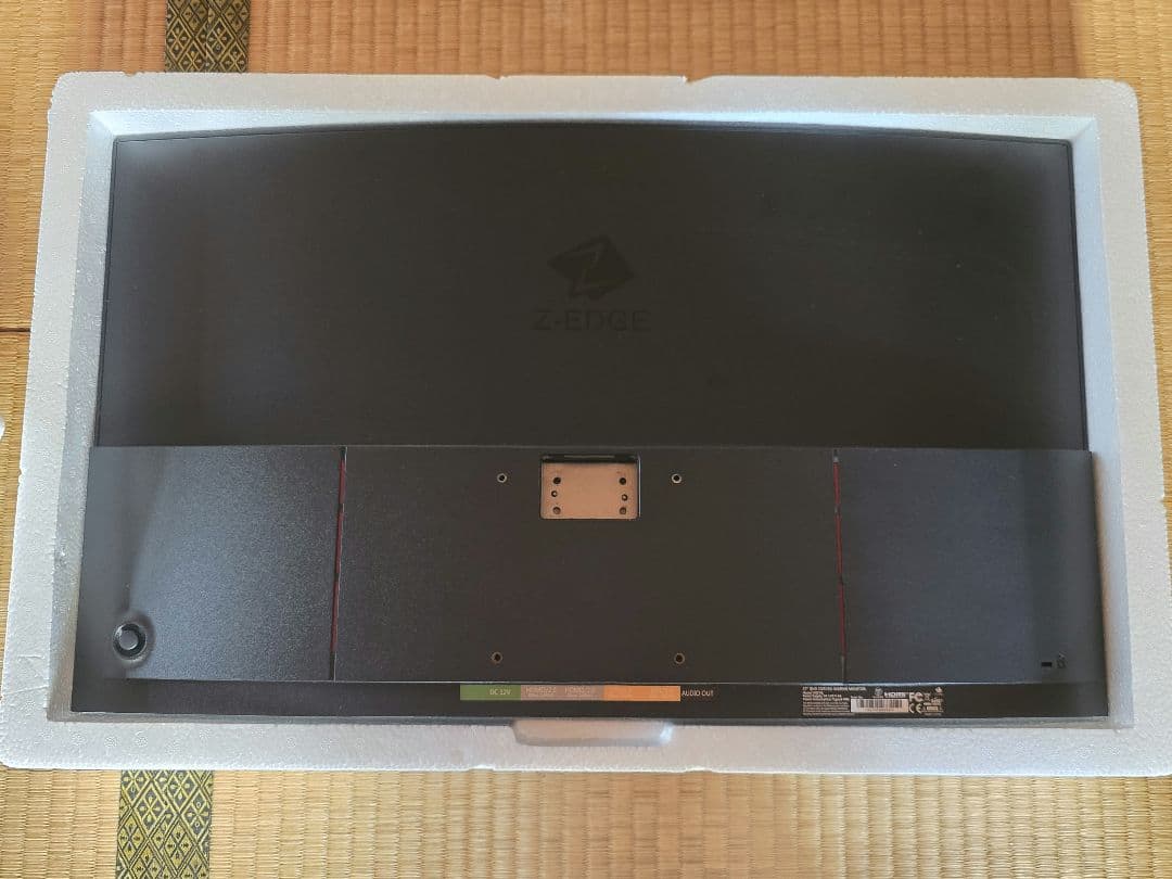 最終値下げ Z-Edge 湾曲ゲーミングモニター 165Hz 27インチ