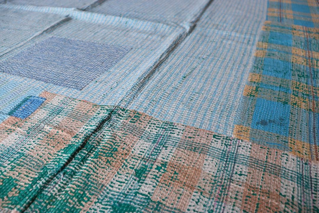 オールドラリーキルトラグ