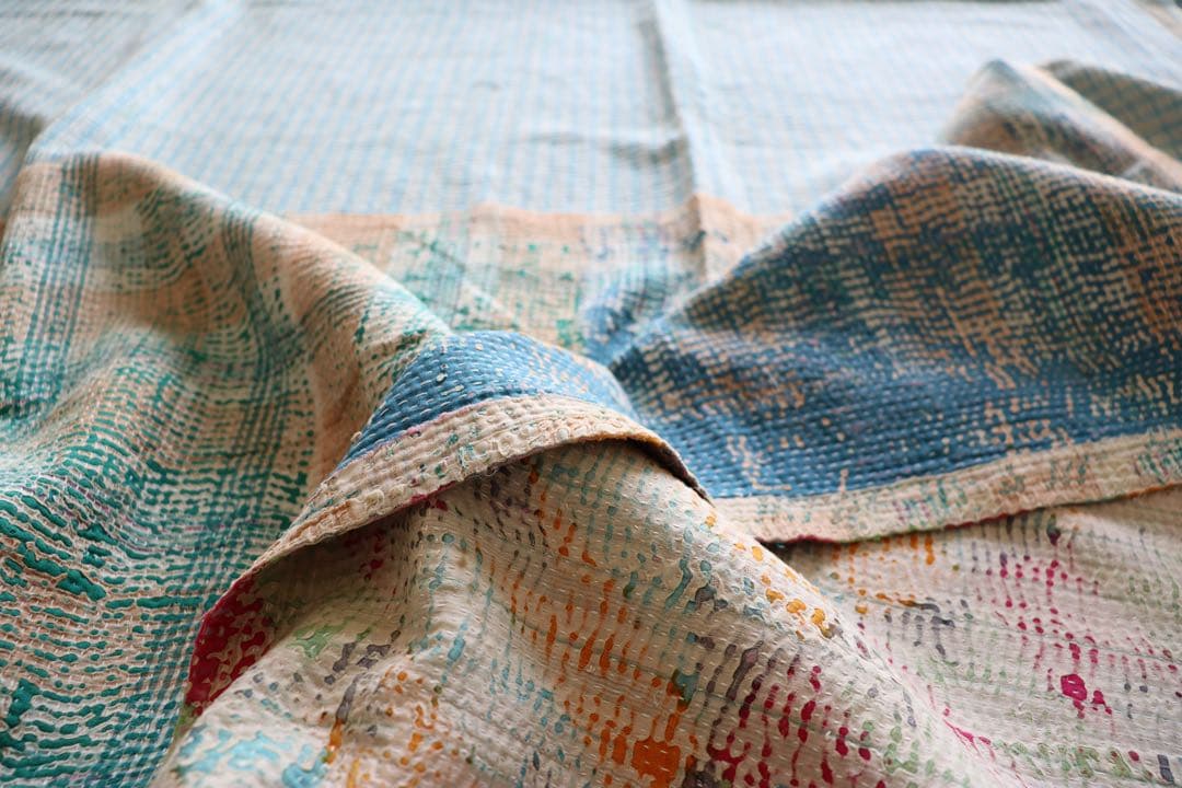 オールドラリーキルトラグ