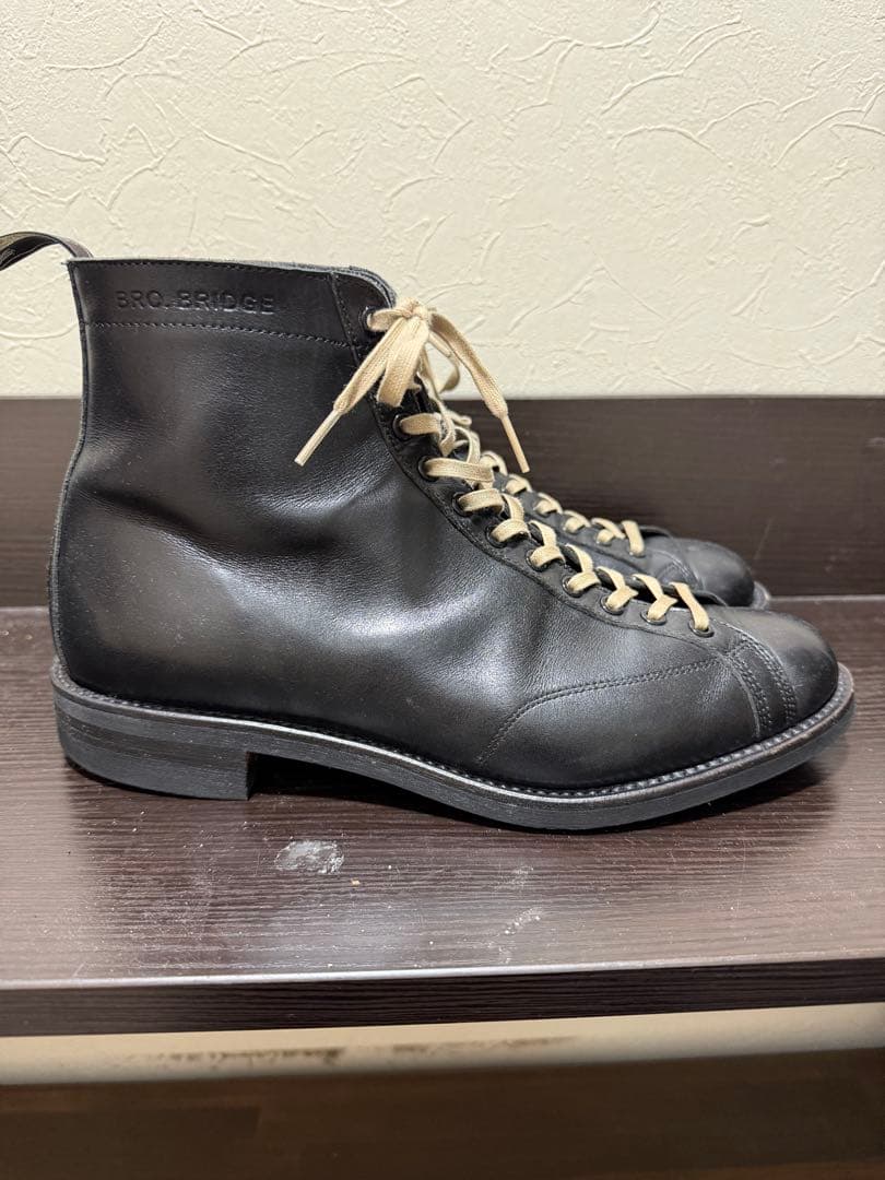 靴 BROTHER BRIDGE HENRY VINTAGE BLK/CALF