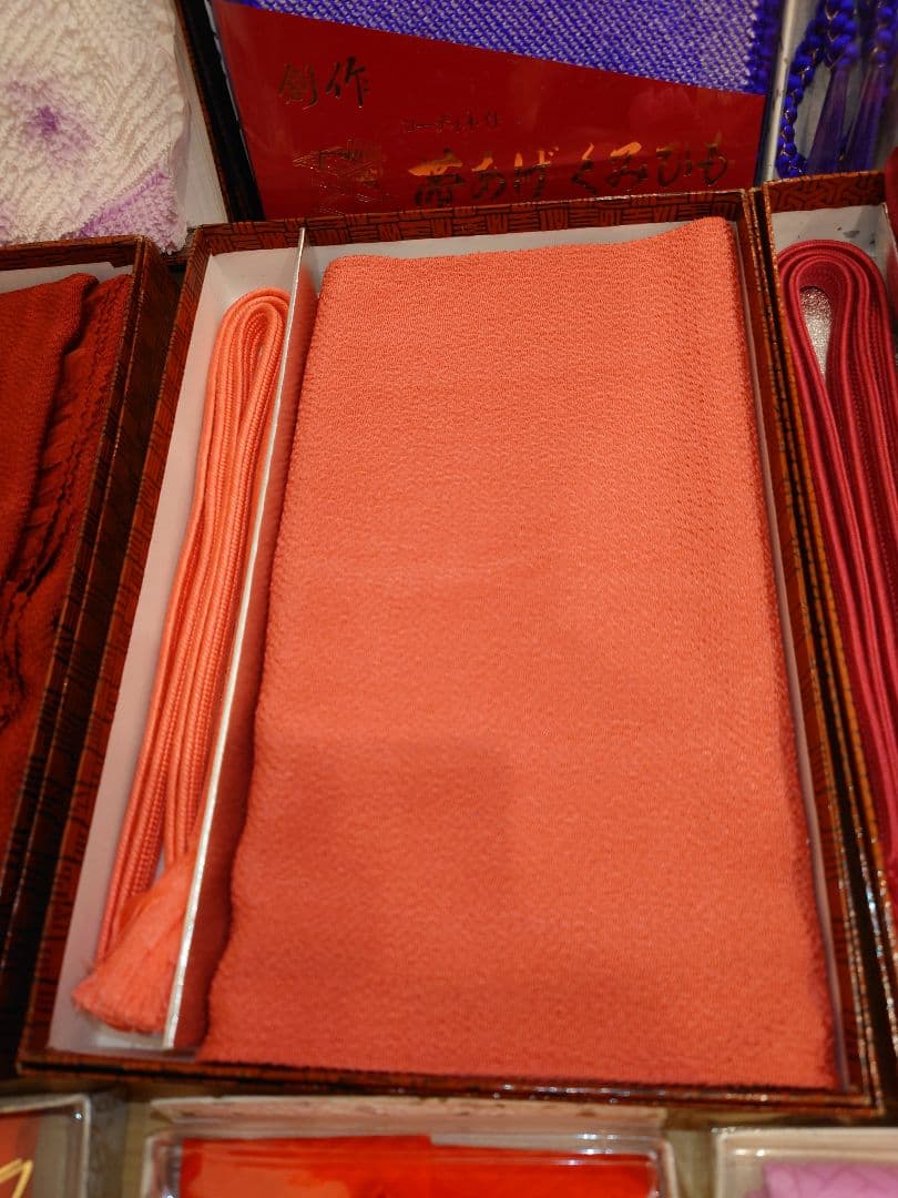 ★帯締め/帯揚げ/襟 和装小物セット★検)ちりめん 絞り 組紐 まとめて