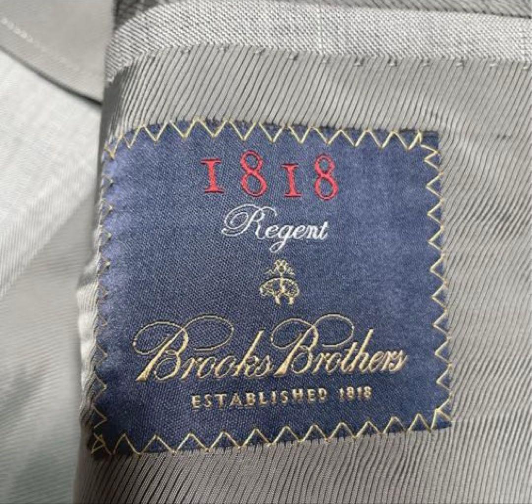 極美品　ブルックスブラザーズ　セットアップ　スーツ　グレー　チェック