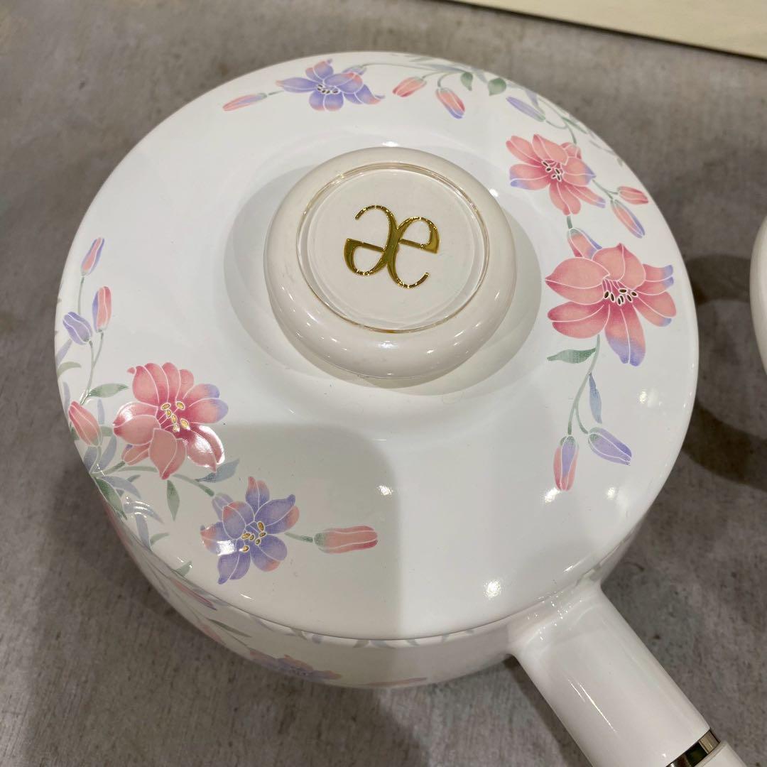 希少 未使用 富士ホーロー鍋 セット 昭和レトロ Elegance エレガンス