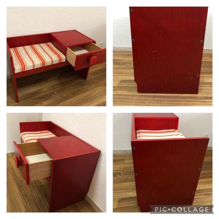 テレフォンベンチ　電話台　チェア　ベンチ　サイドテーブル　北欧家具