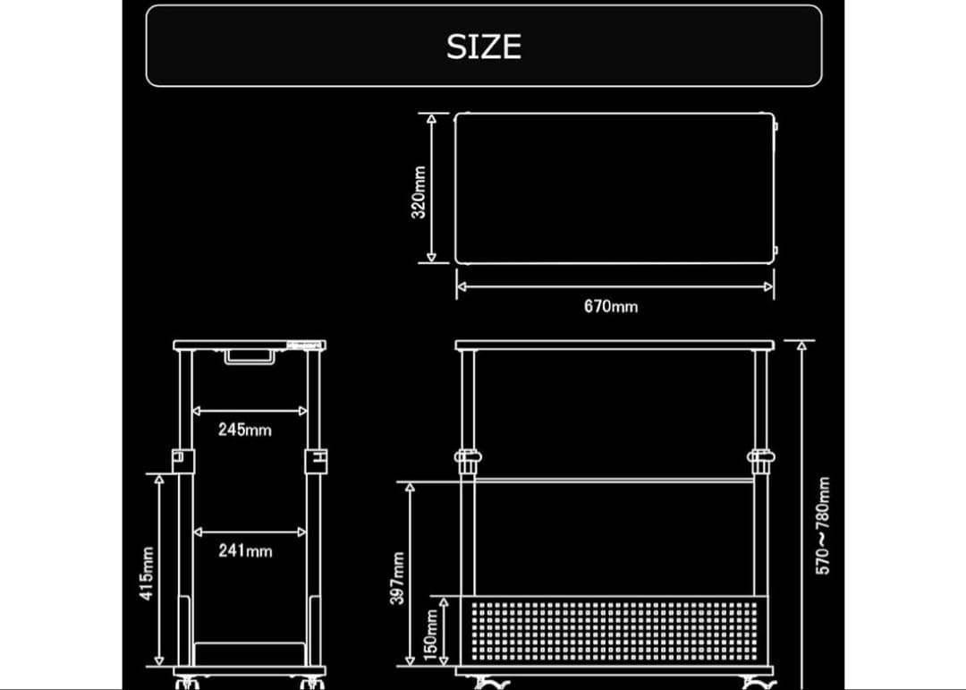 Bauhütte BHD-670H-WH ホワイト デスクスタンド