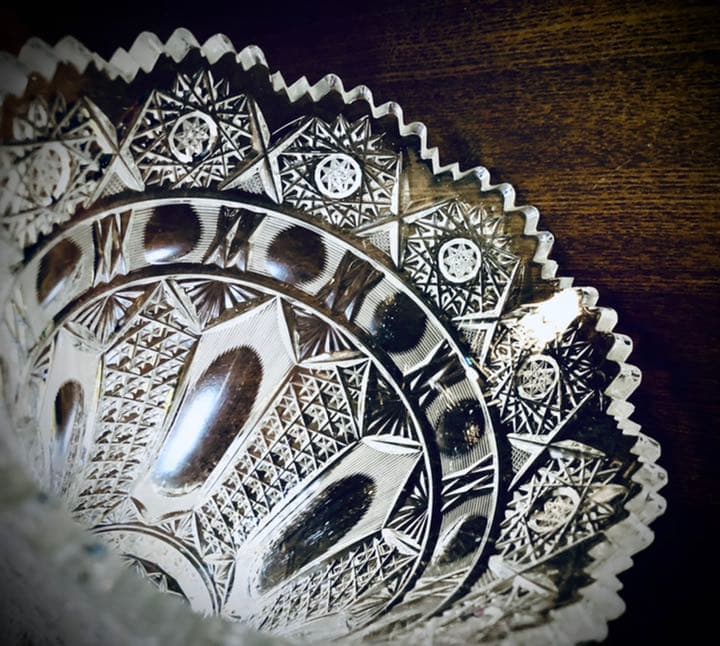 ボヘミアングラス 花瓶 クリスタル 花器