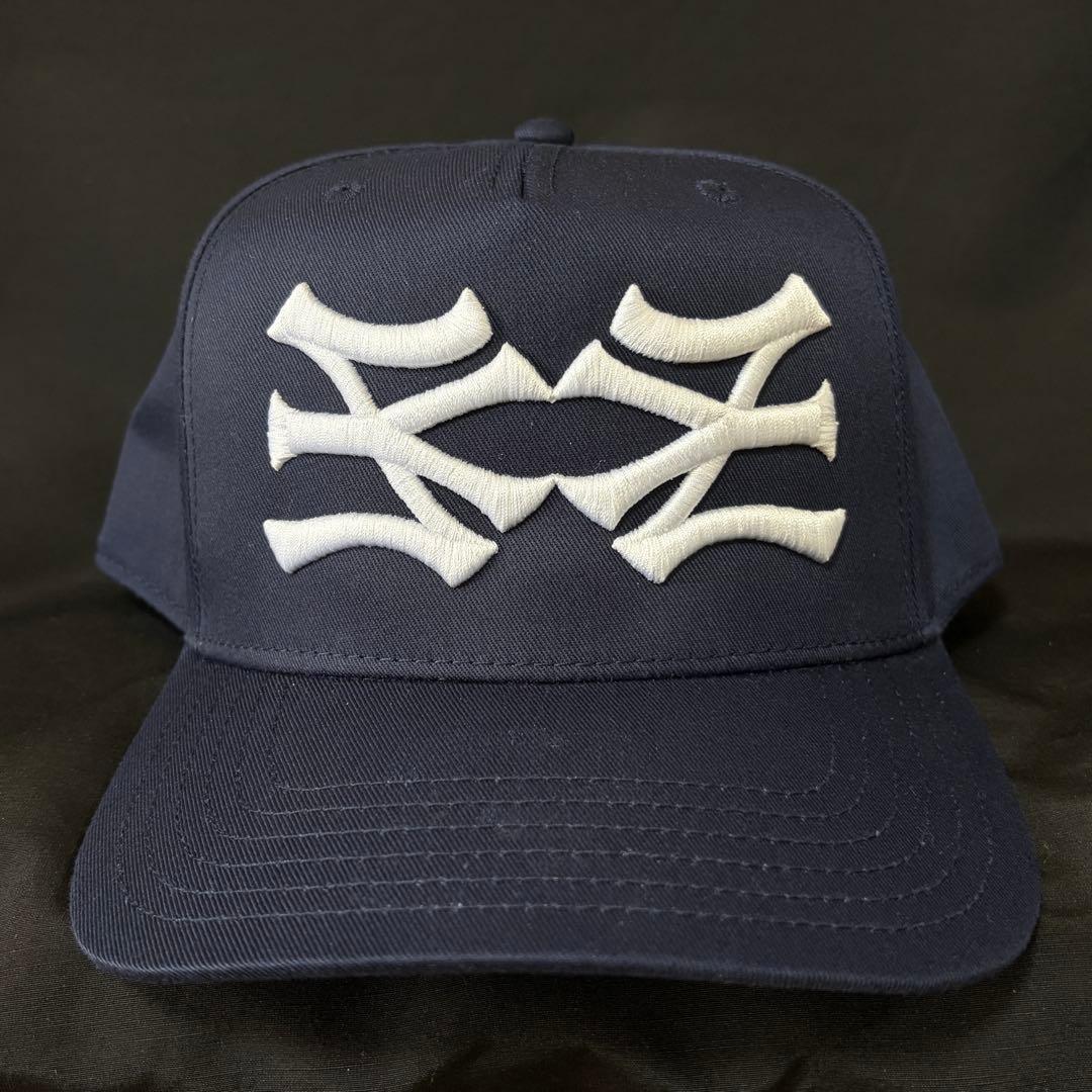 オマ キャップ bnnd.（oMA）ネイビー ニューエラ ダブルアイコン 正規品