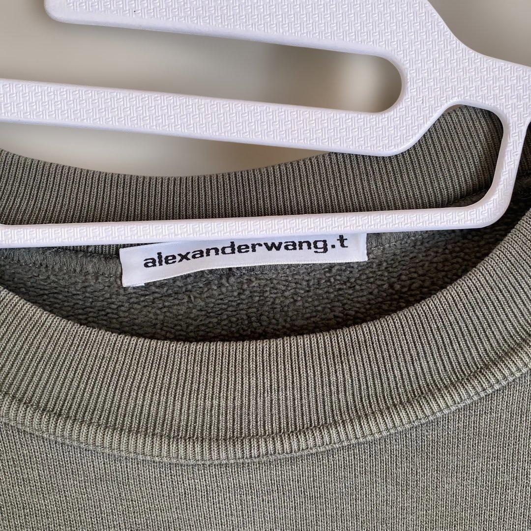 アレキサンダーワン　トレーナー　カーキ　s