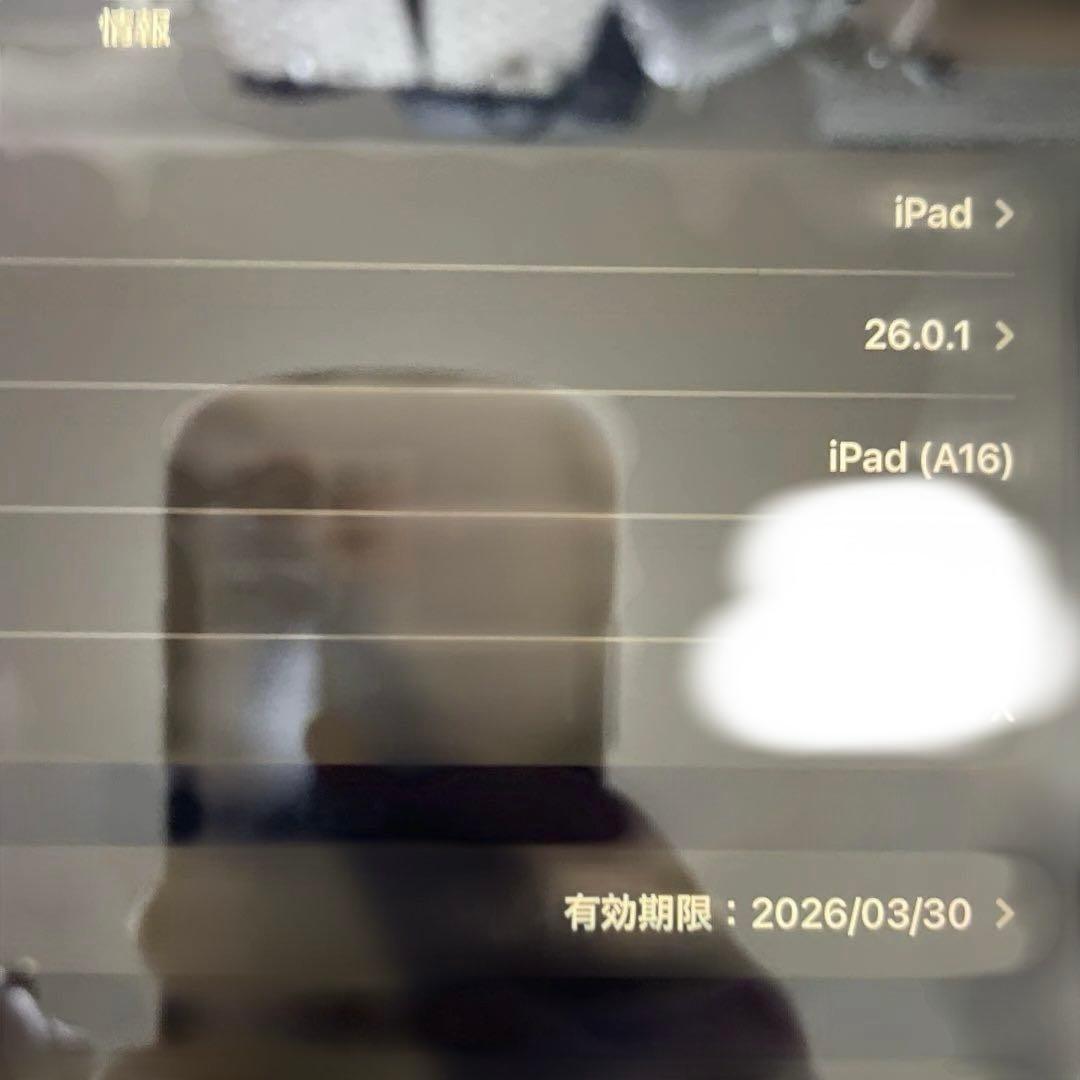 iPad 第11世代 (A16) 128GB