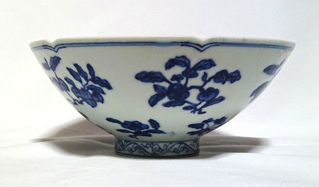 中国古陶磁器染付鉢A391