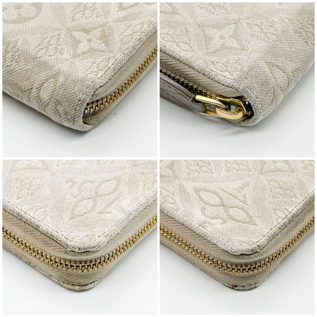 【限定品】ルイヴィトン ジッピーウォレット ジャガード モノグラム デニム