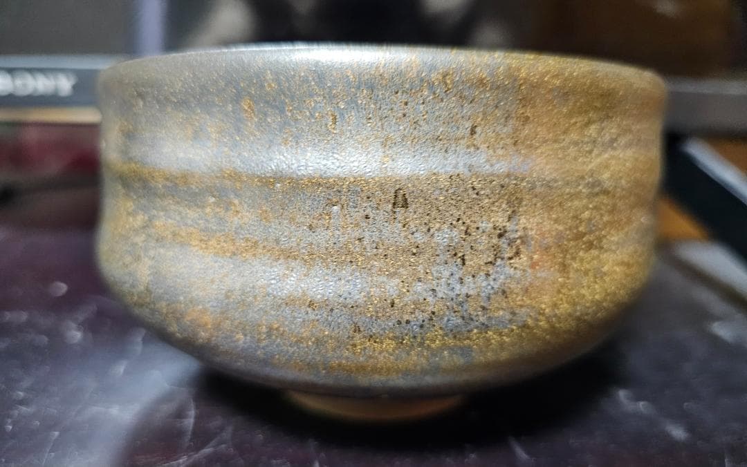 ル*２様 幕末から明治の布志名焼 金流し茶碗 珍品です