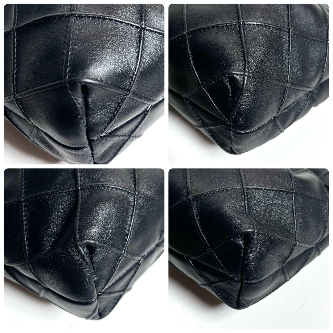 【国内正規品・極美品✨】トリーバーチ　フレミング　ミニドローストリングバッグ　黒