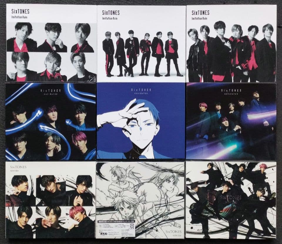 SixTONES 歴代CD シングル 12タイトル 34枚 初回 DVD