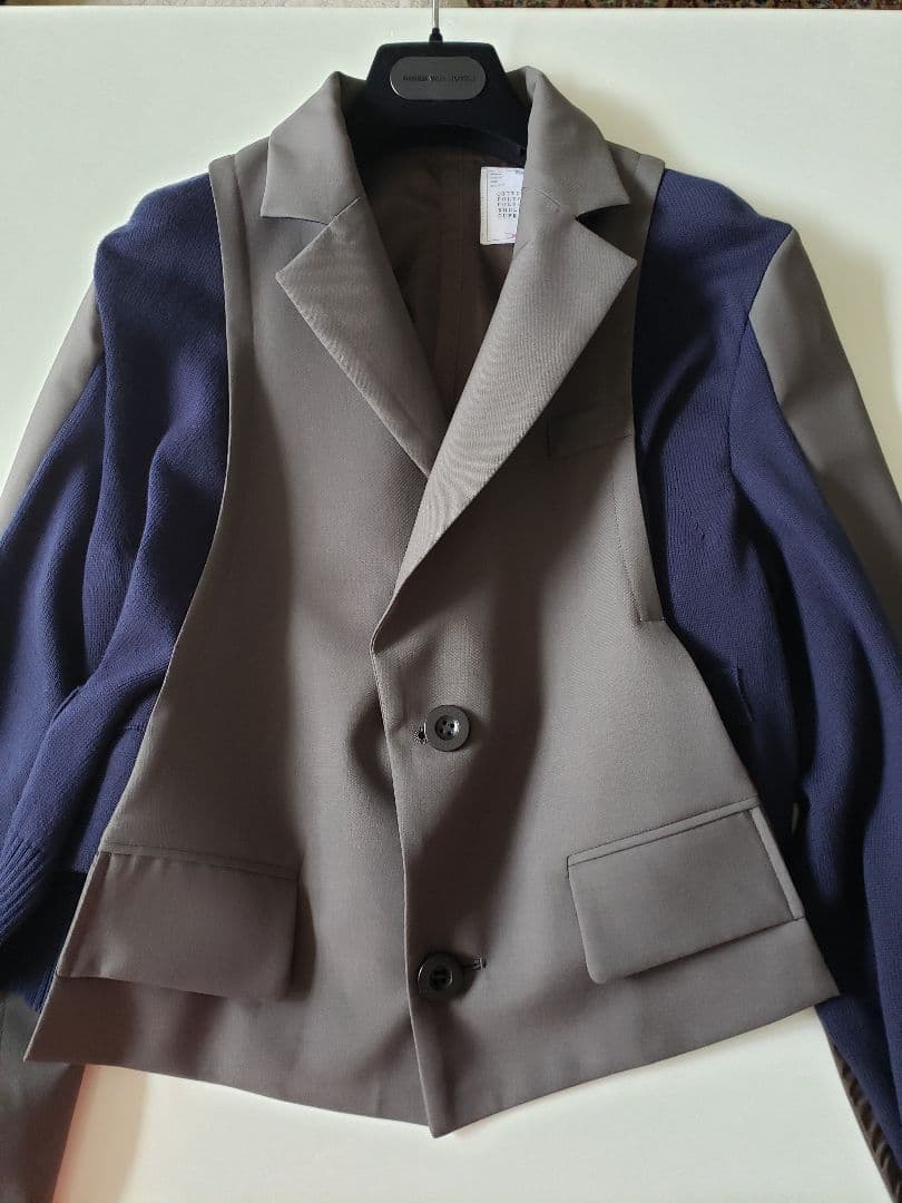 sacai サカイ バイカラージャケット