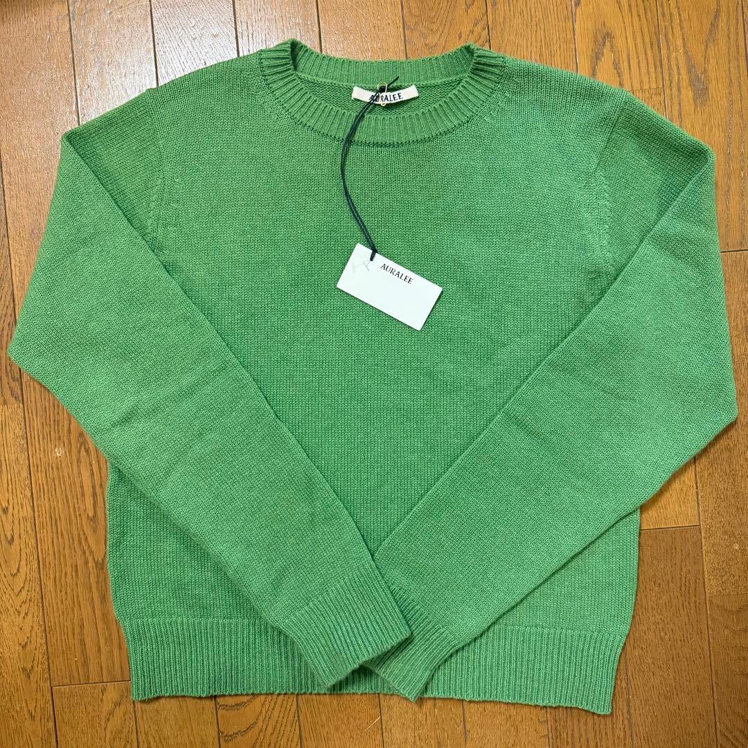 トップス AURALEE LIGHT CASHMERE KNIT P/O 3