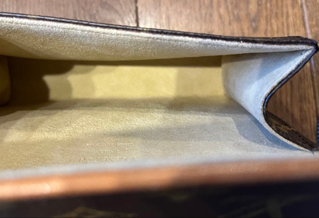 ルイヴィトン　ポシェットフロランティーヌ　ウエストバッグ　モノグラム　ブラウン