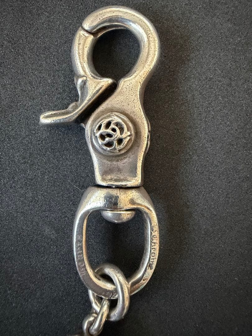 クロムハーツ　ウォレットチェーン ベルトループ　1ZIPウォレット　フローラル