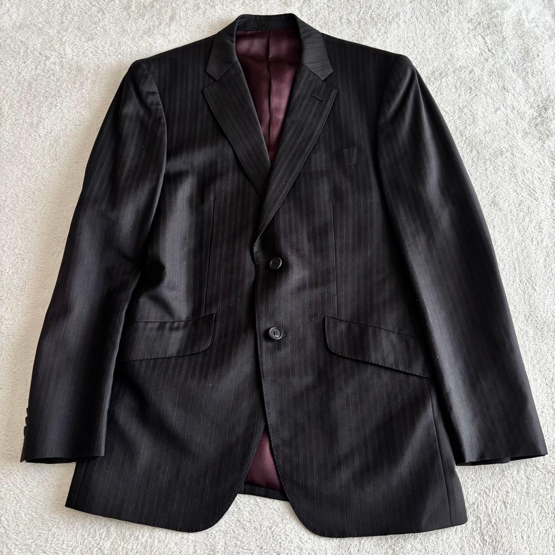 美品 Paul Smith ポールスミス スーツ ブラック L チェルッティ