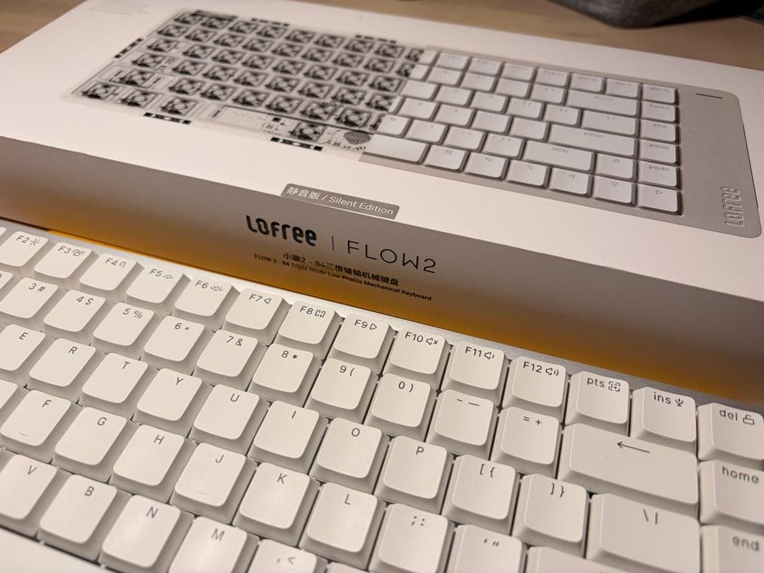 Lofree Flow2 Void（静音) キーボード + Nuphy Pad