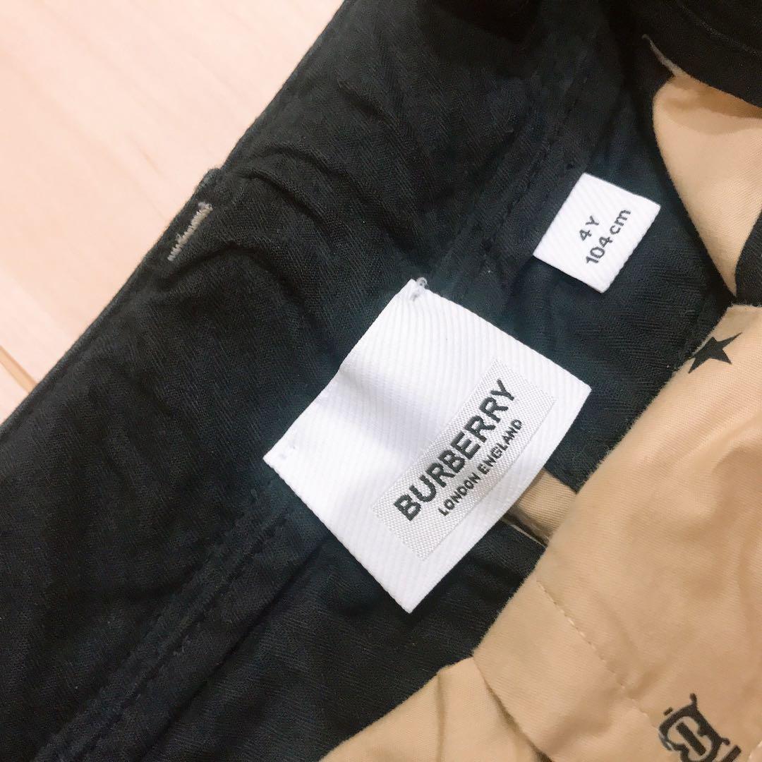 Burberry キッズ　パンツ　TBロゴ　4Y 90〜100