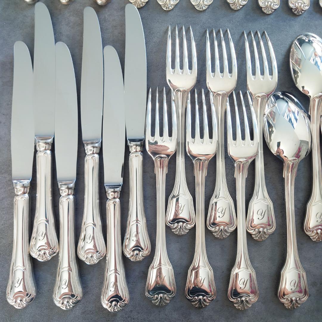 格安 美品 クリストフル ポートロイヤル 54点