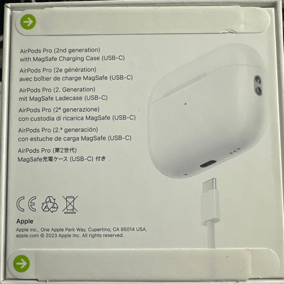 AirPods pro 第2世代 美品 usb c 保護シール