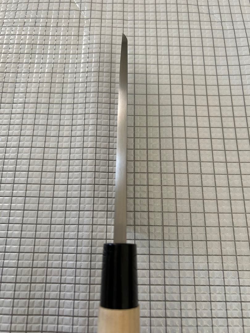 出刃 包丁 150mm 出刃包丁 モリブデンバナジュウム鋼 朴丸柄 ①