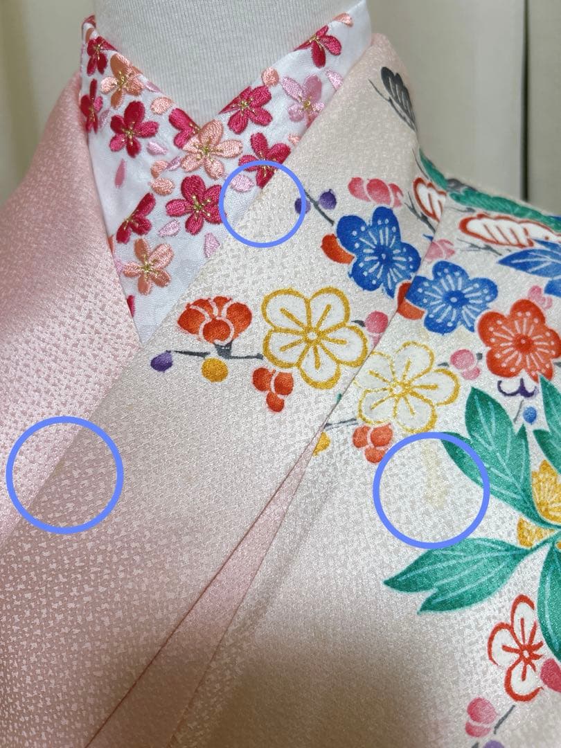 薄ピンク♡七五三　7歳　女の子　セット　一式　正絹