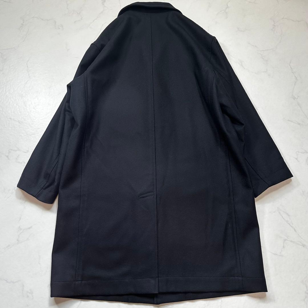 未使用級◎マーガレットハウエル 20AW スタンドカラーコート 完売品 黒 M