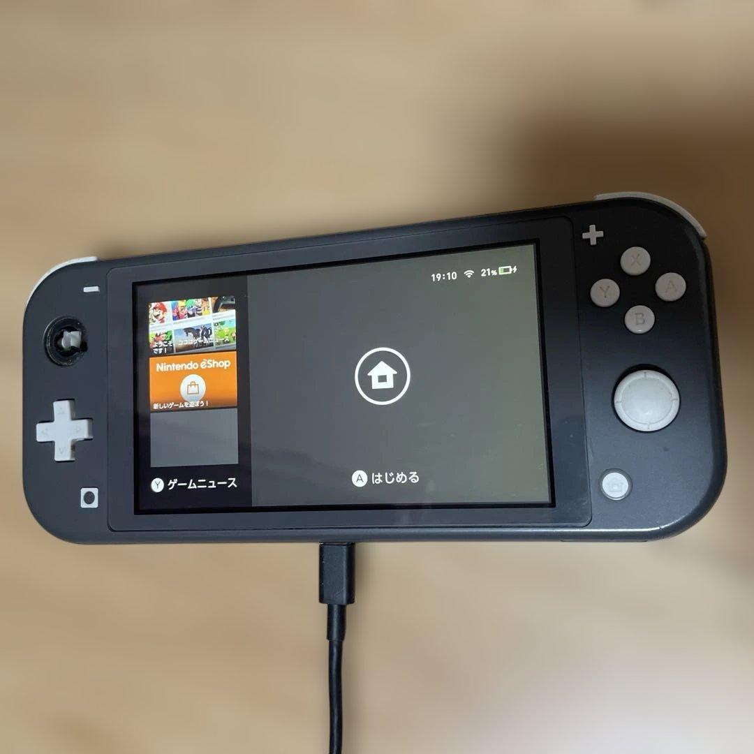 Nintendo任天堂switch lite/スイッチ ライト グレー ジャンク