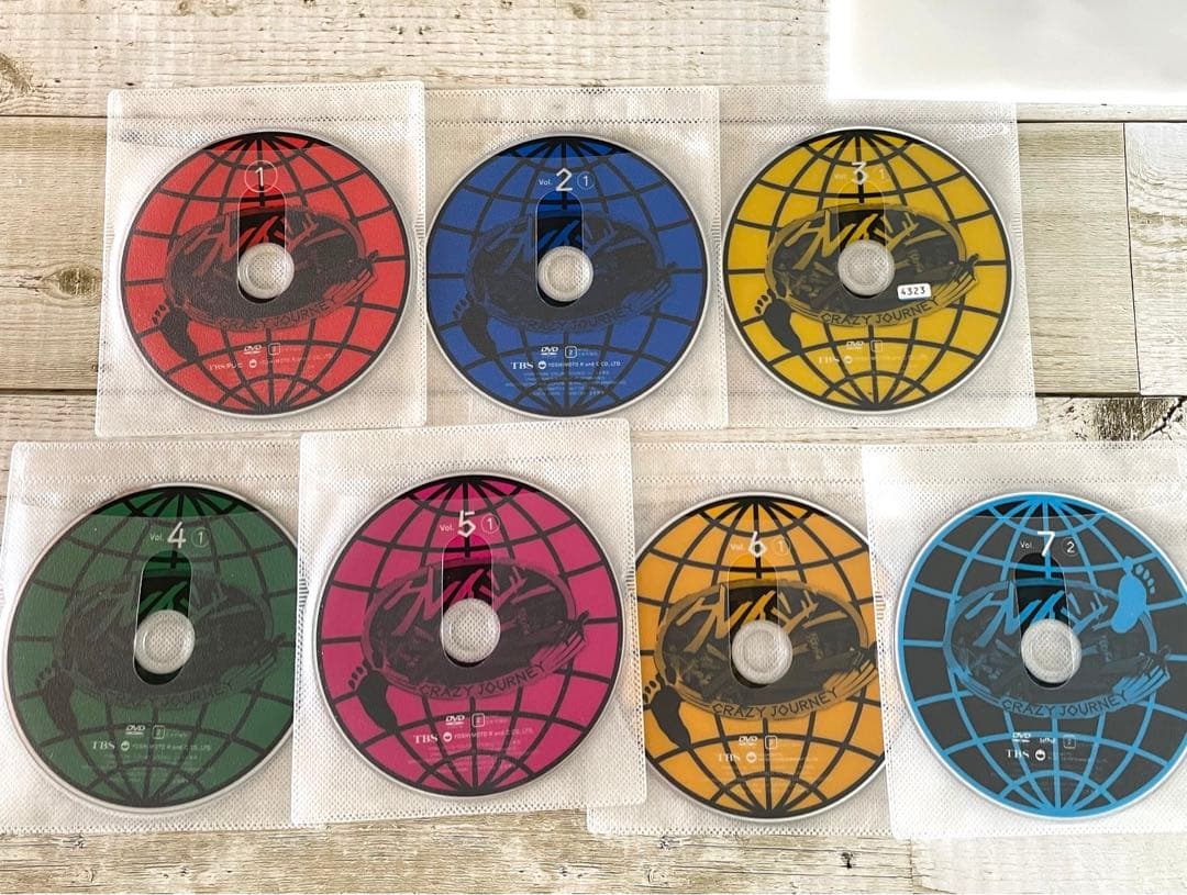 DVD クレイジージャーニー　全7巻 (各2枚組) 松本人志　レンタル