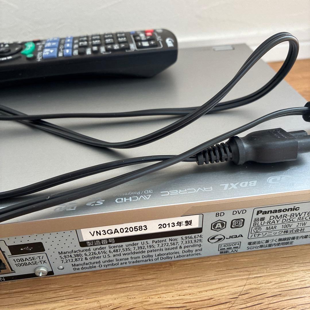 レコーダー Panasonic DMR-BWT650 1TB