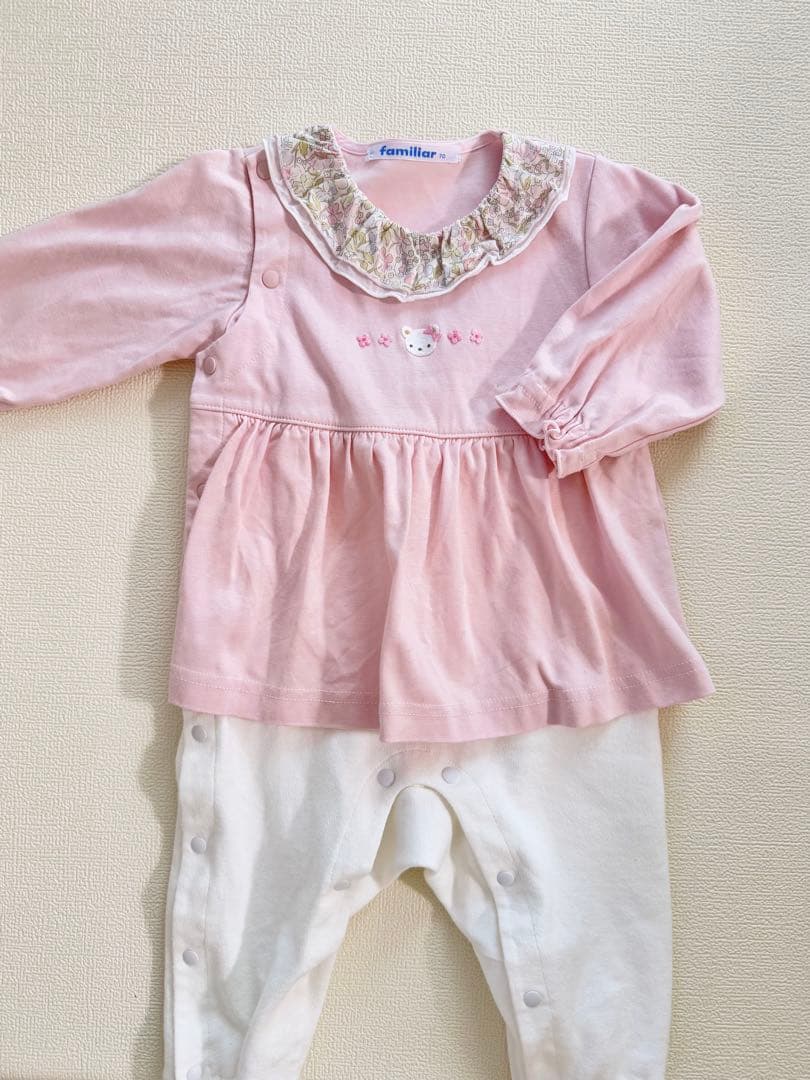 ファミリア　familia　カバーオール　リバティ　70