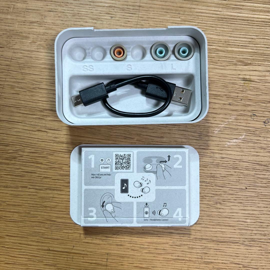 SONY WF-1000XM5 ワイヤレスイヤホン プラチナホワイト　即購入可